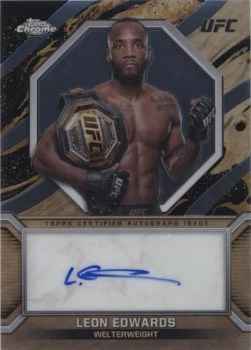 2024 Topps Chrome UFC - Leon Edwards #MOC-LED
