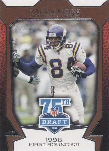 2010 Topps Randy Moss #75DA-6