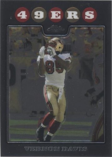 2008 Topps Chrome Vernon Davis #TC103