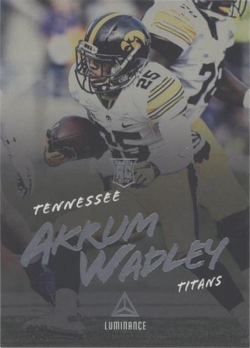 2018 Panini Luminance Akrum Wadley #101