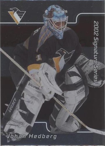 2001-02 In the Game Be A Player Signature Series - Johan Hedberg #069