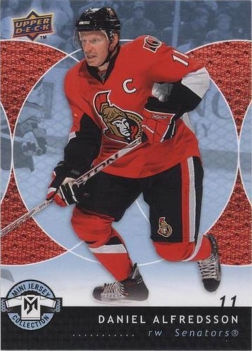 2007-08 Upper Deck Mini Jersey Collection - Daniel Alfredsson #68