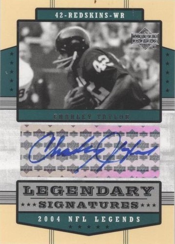 2004 Upper Deck NFL Legends Charley Taylor #LS-CT