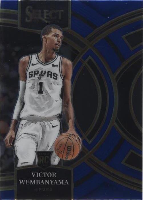2023-24 Panini Select Premier Level Victor Wembanyama Blue RC #121