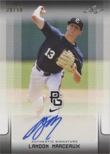 2017 Leaf Perfect Game National Showcase - Landon Marceaux #BA-LM1