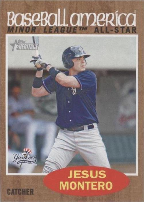 Topps Heritage 2011 edición de ligas menores - Jesús Montero #223