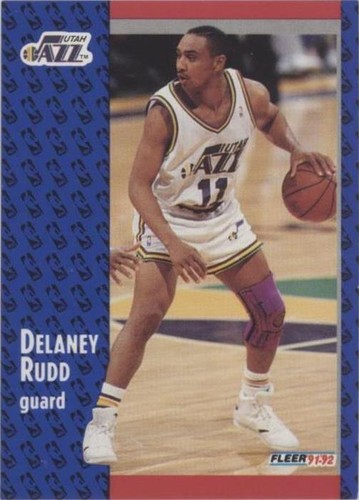 1991-92 Fleer - Delaney Rudd #366