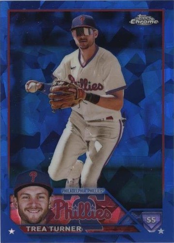 TREA TURNER 2023 Topps Japan Edition GOLD PARALLEL #'d 21/25