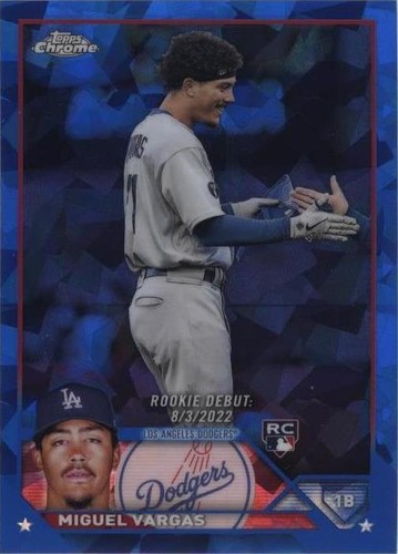 2023 Topps Chrome Update Series Sapphire Edition - Miguel Vargas #USCS255