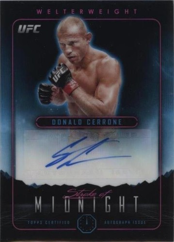 2024 Topps Midnight UFC - Donald Cerrone #SMA-DCE