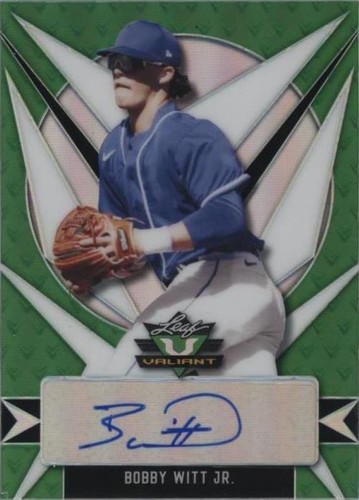 2021 Leaf Valiant - Bobby Witt Jr. #BA-BWJ