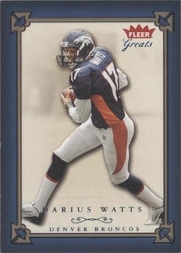 2004 Fleer Greats Darius Watts #89