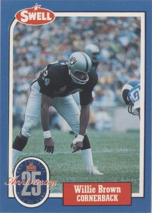 Swell Football Greats 1988 Salón de la Fama Willie Brown #35