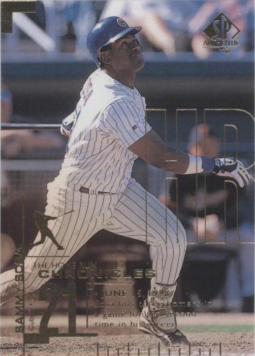 1999 SP Authentic - Sammy Sosa #HR44