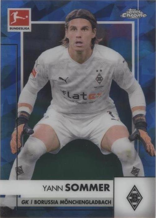 TOPPS サッカーカード TIER ONE YANN SOMMER BORUSSIA MONCHENGLADBACH 053/100 #TT-YS 送料無料 中古 IT1 TOPPS サッカーカード TIER ONE YANN SOMMER BORUSSIA