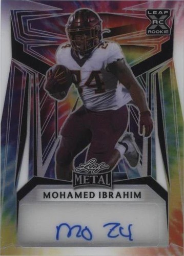 2023 Leaf Metal Mohamed Ibrahim #BA-MI1