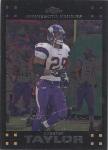 2007 Topps Chrome Chester Taylor #TC15
