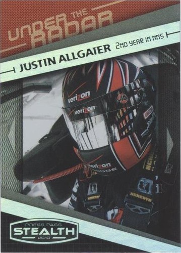 2010 Press Pass Stealth - Justin Allgaier #88