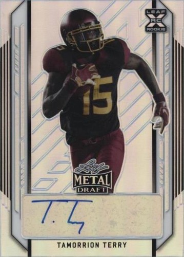 2021 Leaf Metal Draft Tamorrion Terry #BA-TT1
