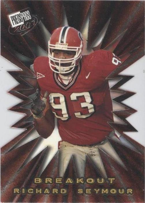 2001 Press Pass Richard Seymour #B33
