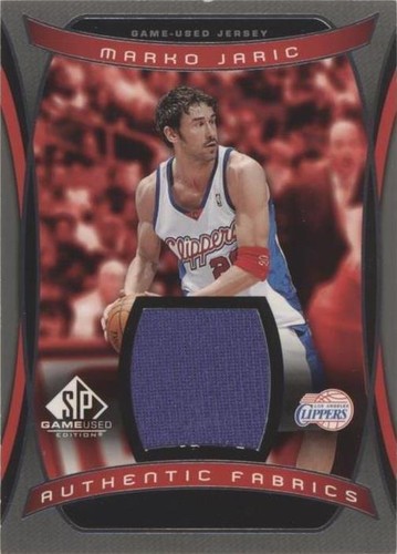 2004-05 SP Game Used - Marko Jaric #AF-JA