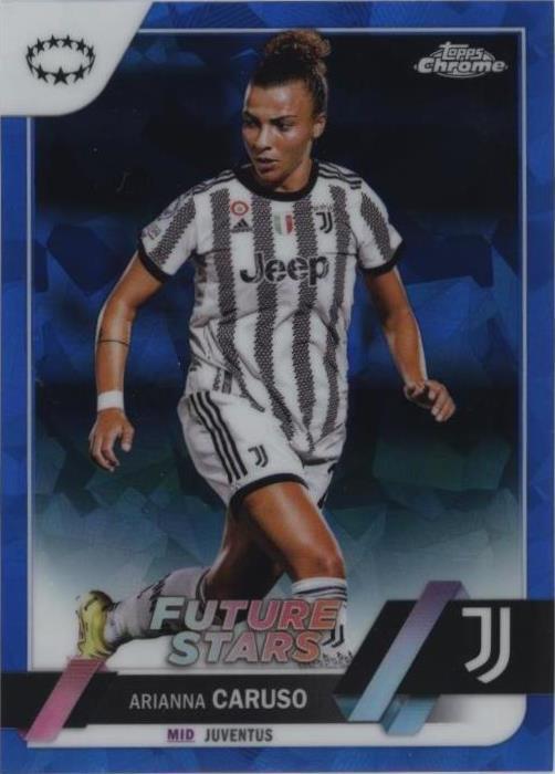 2022-23 Topps Chrome Uefa Women's Champions League Sapphire Edition Arianna Caruso #41