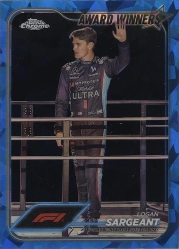 2024 Topps Chrome Sapphire Edition Formula 1 - Logan Sargeant #186