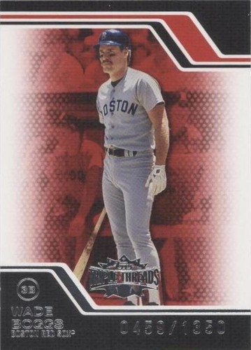 2008 Topps Triple Threads - Wade Boggs #104