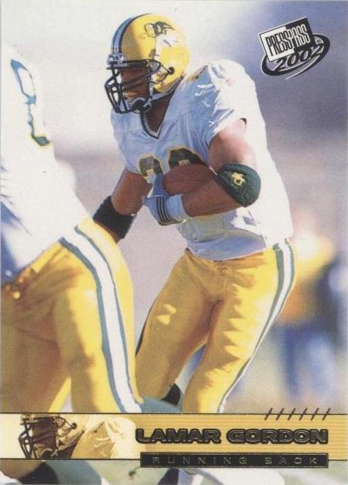 2002 Press Pass Lamar Gordon #G13
