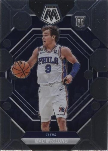 2022 Panini Mosaic #238 Mac McClung Silver Rookie RC 76ers