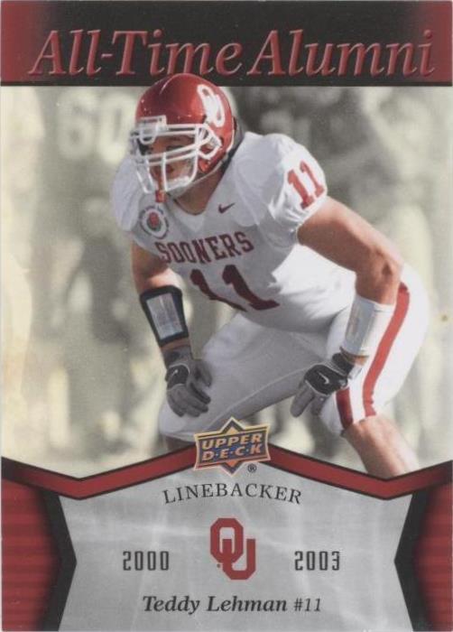 2011 Upper Deck University of Oklahoma Teddy Lehman #ATA-TL