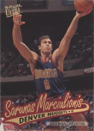 1996-97 Fleer Ultra - Sarunas Marciulionis #G-176
