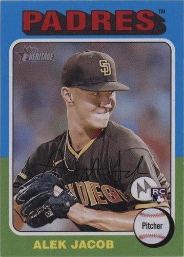 2024 Topps Heritage - Alek Jacob #184