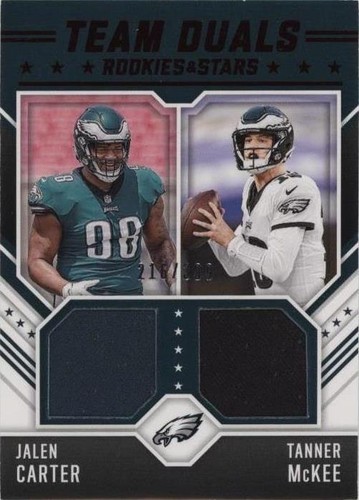 2023 Panini Rookies & Stars Jalen Carter Tanner McKee #TD-JT