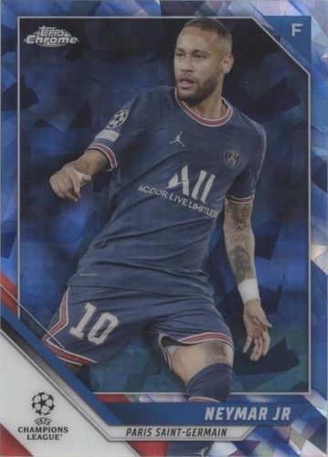 2021-22 Topps Chrome UCL Sapphire Edition Neymar Jr. #50