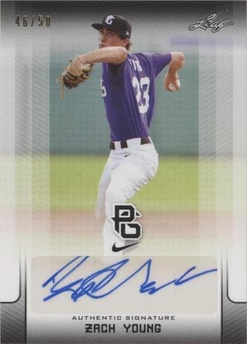 2017 Leaf Perfect Game National Showcase - Zach Young #BA-ZY1