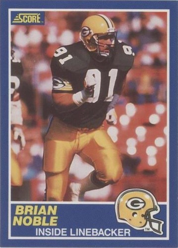 1989 Score Brian Noble #91