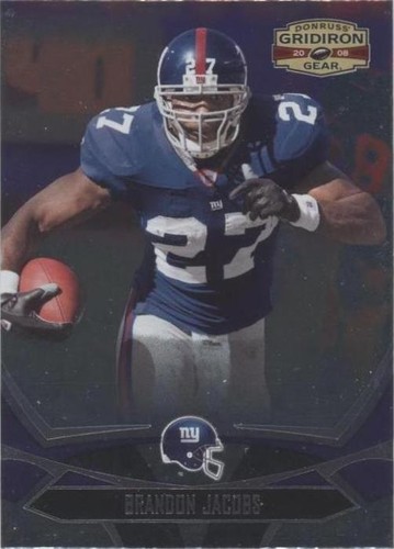 2008 Donruss Gridiron Gear Brandon Jacobs #66