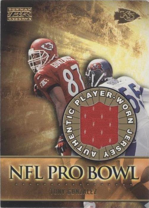 2000 Bowman Reserve Tony Gonzalez #PB-TG