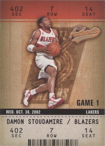 2002-03 Fleer Authentix - Damon Stoudamire #39