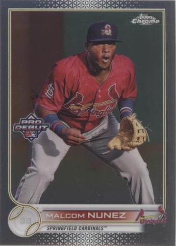 2022 Topps Pro Debut - Malcom Nunez #PDC-149