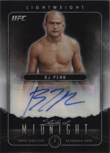 2024 Topps Midnight UFC JOSE ALDO Stroke of Midnight Auto