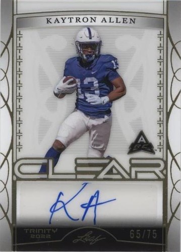 2022 Leaf Trinity Kaytron Allen #CA-KA1