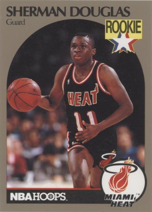 1990-91 NBA Hoops 100 Superstars - Sherman Douglas #53