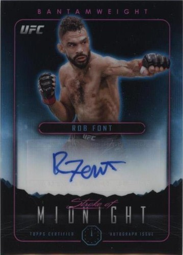 2024 Topps Midnight UFC - Rob Font #SMA-RFT