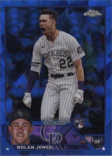 2023 Topps Chrome Update Series Sapphire Edition - Nolan Jones #USCS85