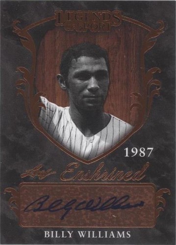 2015 Leaf Legends of Sport - Billy Williams #EA-BW1