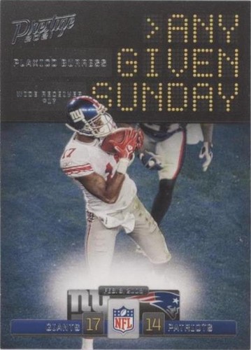 2021 Panini Prestige Plaxico Burress #AGS-PB