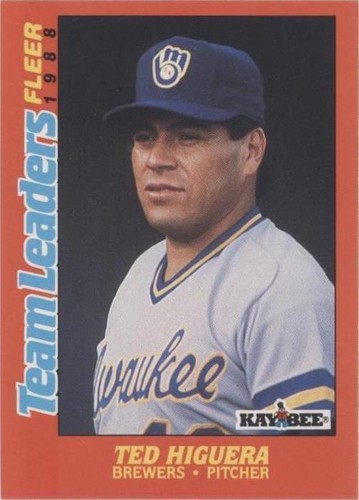 1988 Fleer Kay Bee Toys Team Leaders - Teddy Higuera #15