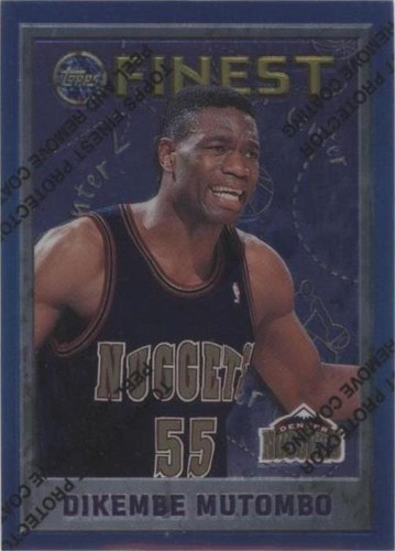 1995-96 Topps Finest - Dikembe Mutombo #55